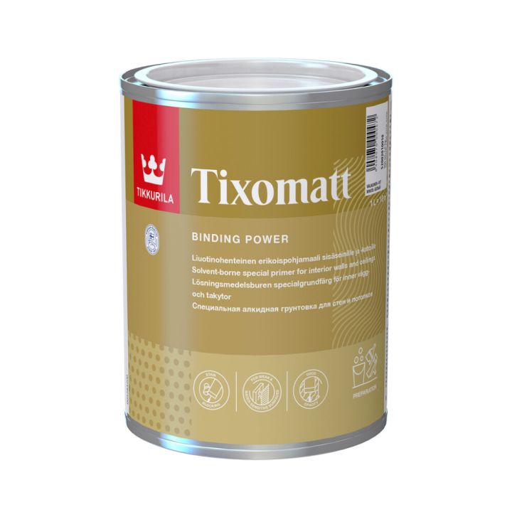 Erikoispohjamaali Sisäkatoille Tikkurila Tixomatt