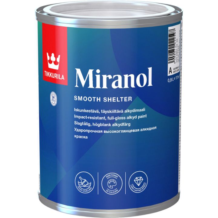 Alkydimaali Tikkurila Miranol Valkoinen