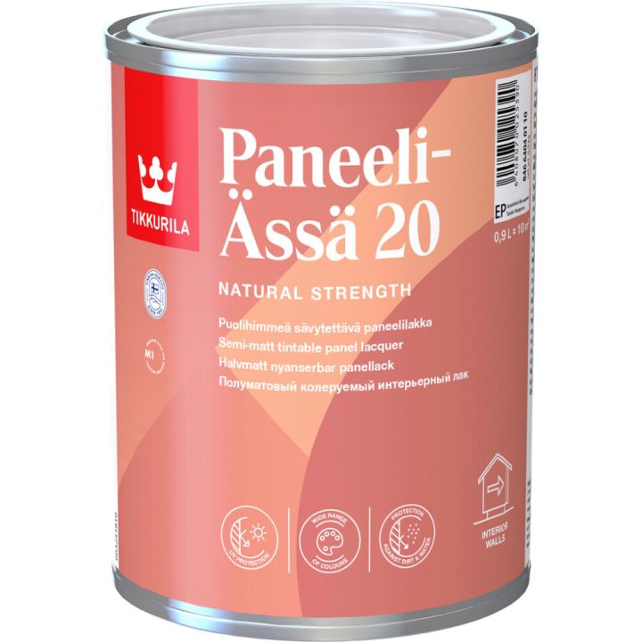 Paneelilakka Tikkurila Paneeli-Ässä 20 Puolihimmeä