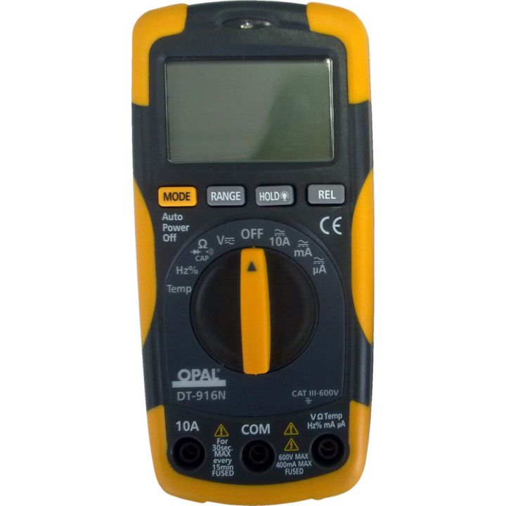 Yleismittari OPAL 600V 10A AC/DC, 40 MOHM