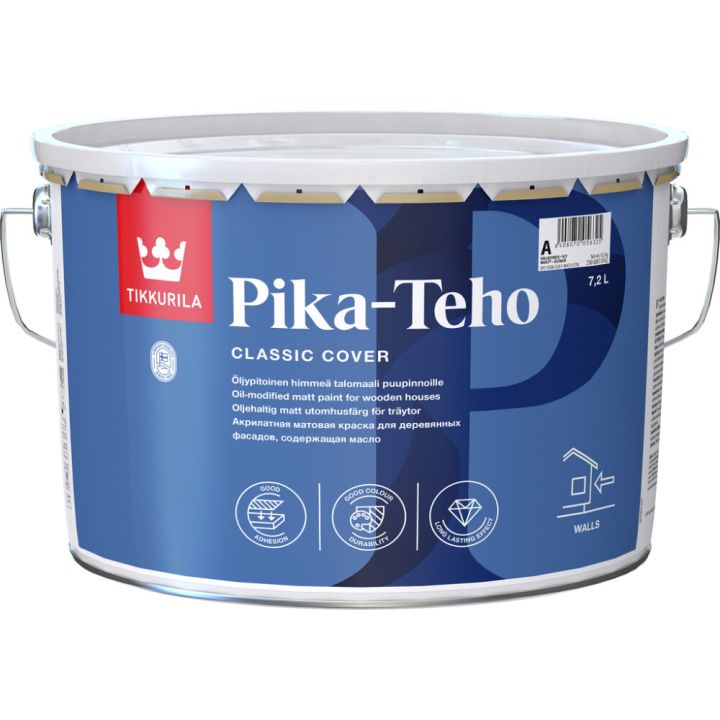 Talomaali Pika-Teho Valkoinen 7,2 l