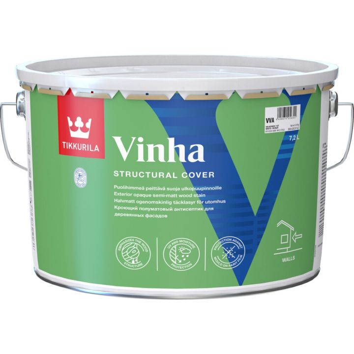 Peittosuoja Tikkurila Vinha Valkoinen 7,2 l
