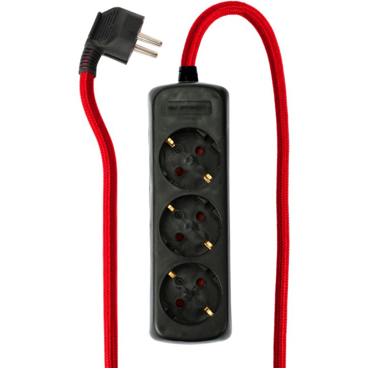 Jatkojohto Opal 3-os Punainen