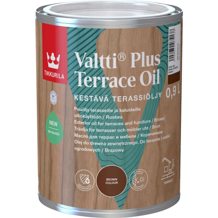 Valtti Plus Terrace Oil Tikkurila Ruskea