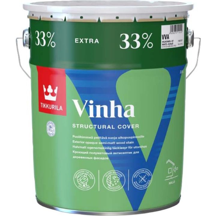 Peittosuoja Tikkurila Vinha Valkoinen 3,6 l