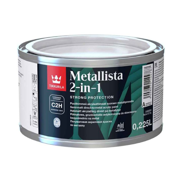 Ruosteenestomaali Tikkurila Metallista 2-in-1