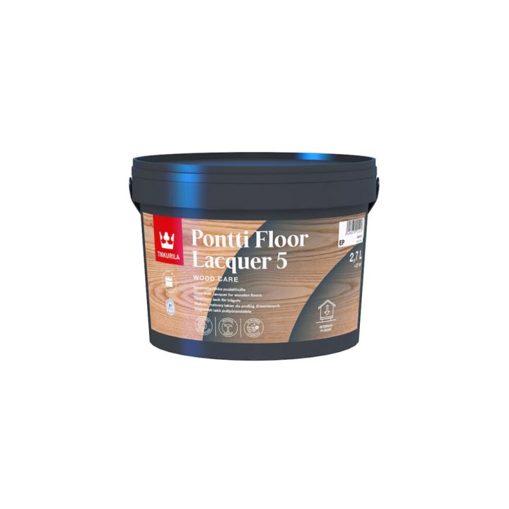 Puulattialakka Tikkurila Pontti Floor Lacquer 5 2,7 l 