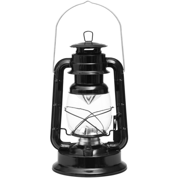 Myrskylyhty LED 34 cm musta