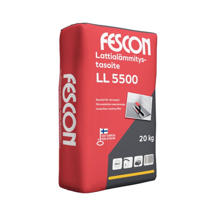 Lattialämmitystasoite Fescon LL 5500 20 kg