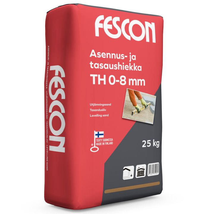 Asennus- ja tasaushiekka Fescon TH 25 kg