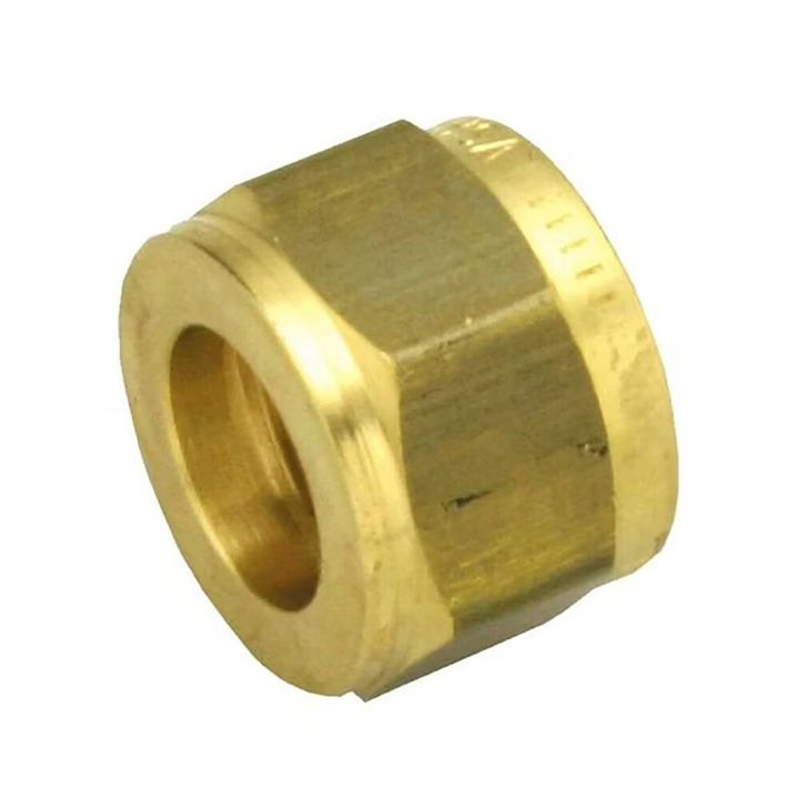 Puserrusliittimen mutteri Opal Messinki 15 mm