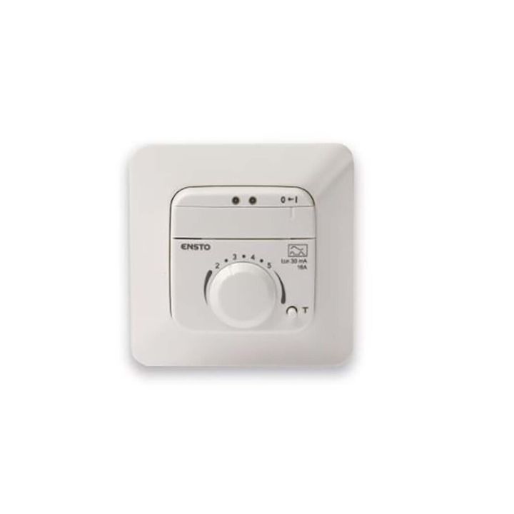 Lattiatermostaatti Ensto Valkoinen 8,5 cm
