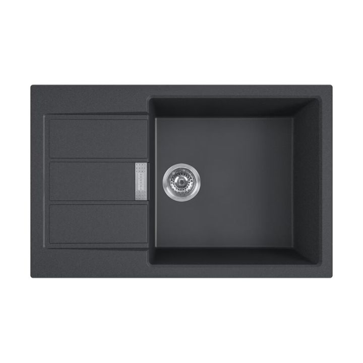 Komposiittiallas Franke Sirius 2 Sir 611-78 XL Musta