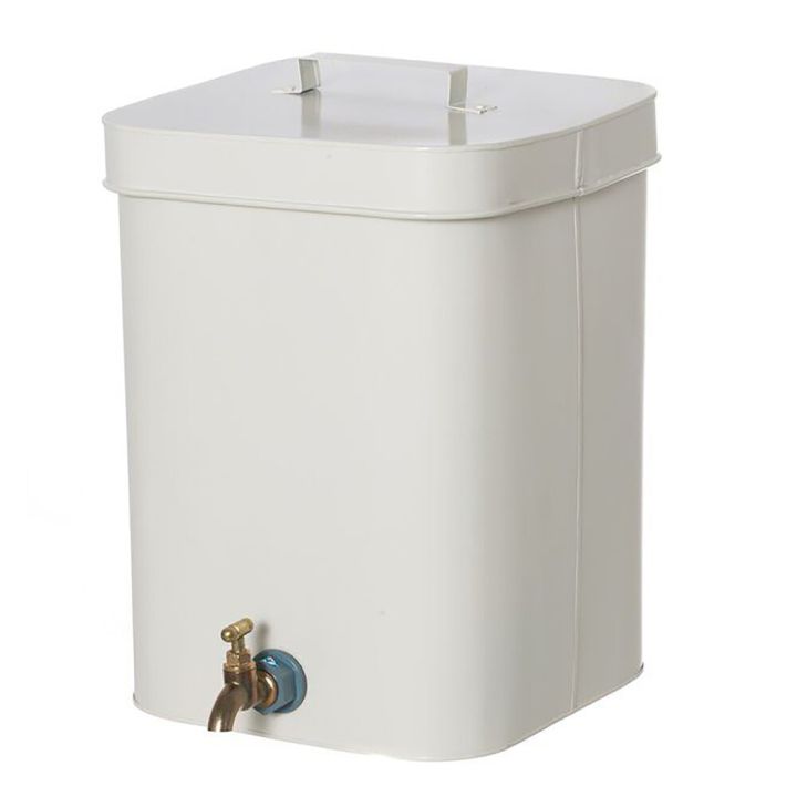 Pesusäiliö 4living mattavalkoinen 10 l