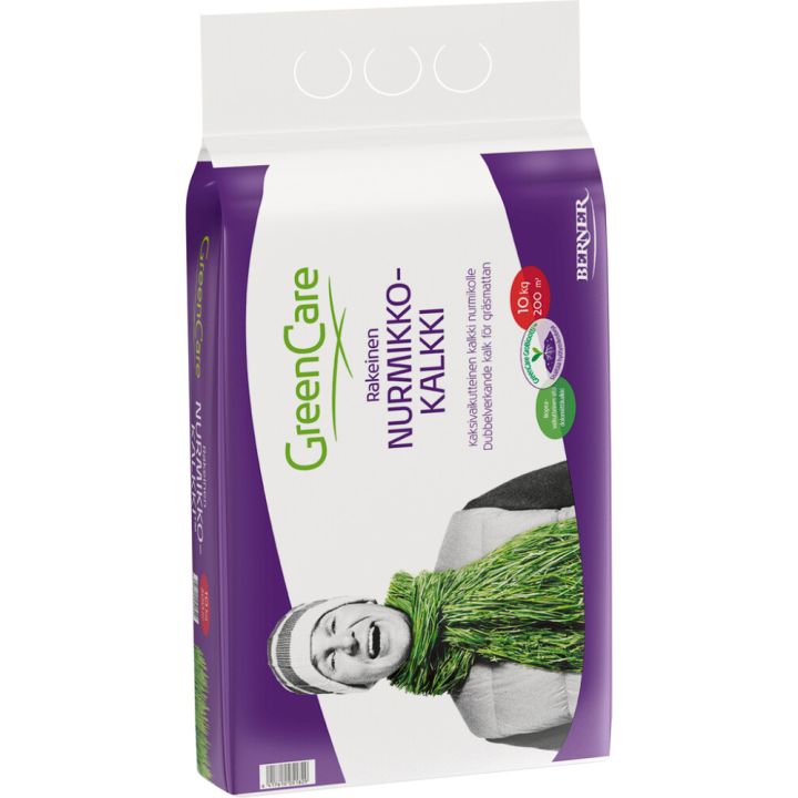 Nurmikkokalkki Greencare Grobiootti rakeinen 10 kg