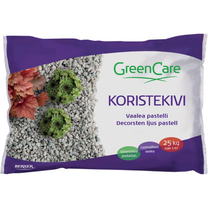 Koristekivi Greencare 25 kg vaalea pastelli