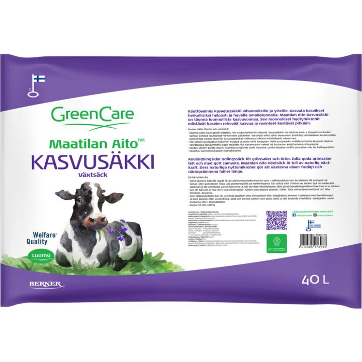 Kasvusäkki Greencare Maatilan Aito 40 l
