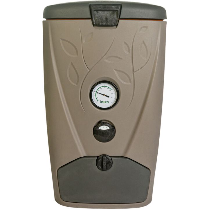 Lämpökompostori Inora 250 l harmaa
