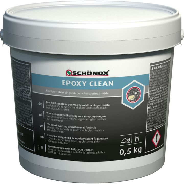 Epoksisaumalaastin pesuaine Schönox Epoxy Clean 0,5 kg