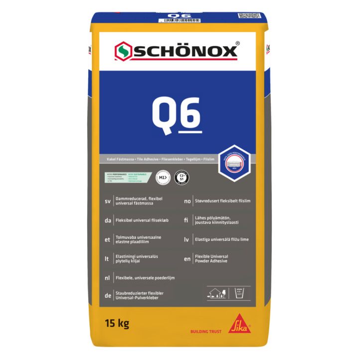 Kiinnityslaasti Schönox Q6 15 kg