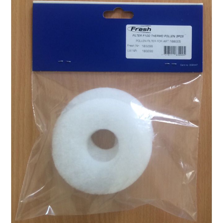 Siitepölysuodatin Fresh F100 Thermo 3kpl /pss