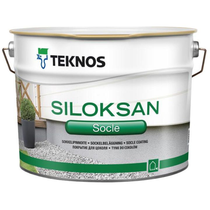 Sokkelipinnoite Teknos Siloksan Socle 9 l