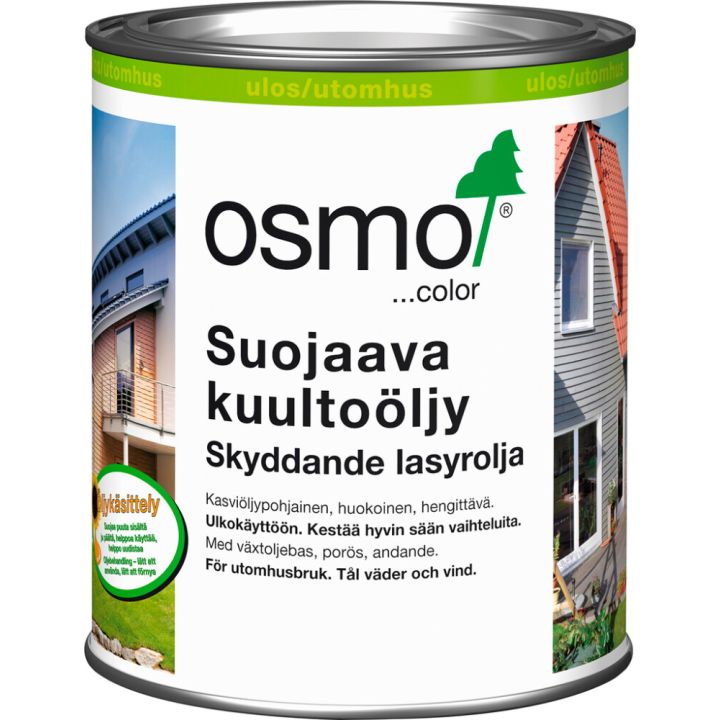 Suojaava Kuultoöljy Osmocolor 906 Helmenharmaa 0,75 l
