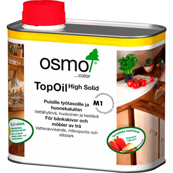 Öljyvaha TopOil 3068 Grafiitti 0,5 l Työtasoille