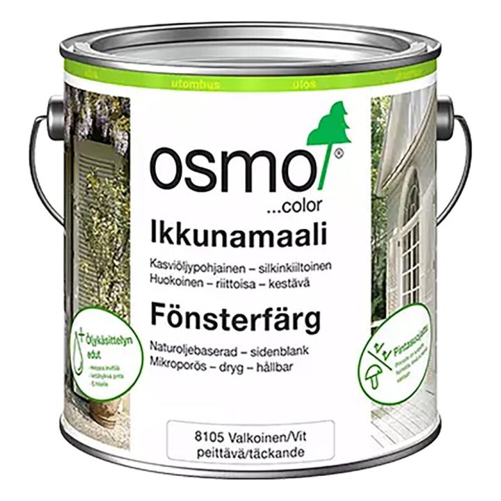 Ikkunamaali Osmo Color 8105 valkoinen 0,75 l