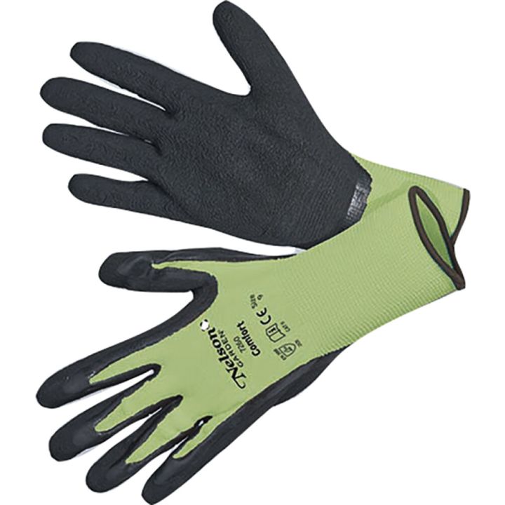 Puutarhakäsine Nelson Garden Comfort lime/musta koko 7