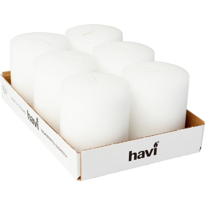 Hautakynttilä Havi täyttöpakkaus 6 kpl