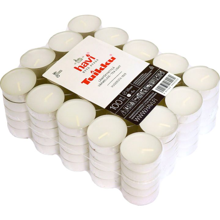 Lämpökynttilä Havi 4 h 100 kpl