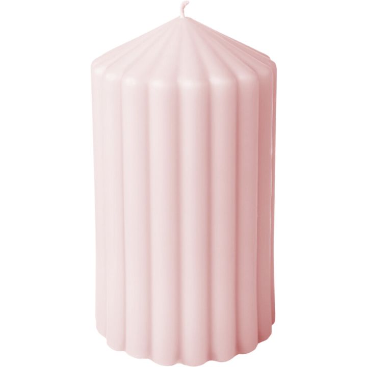 Pöytäkynttilä Havis vekki 68 x 130 mm roosa