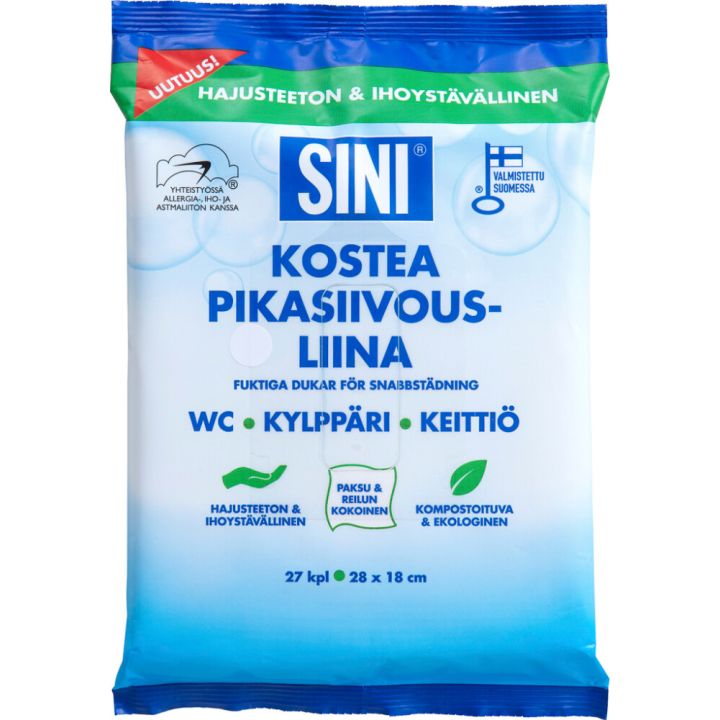 Kostea Pikasiivousliina Sini 27 kpl