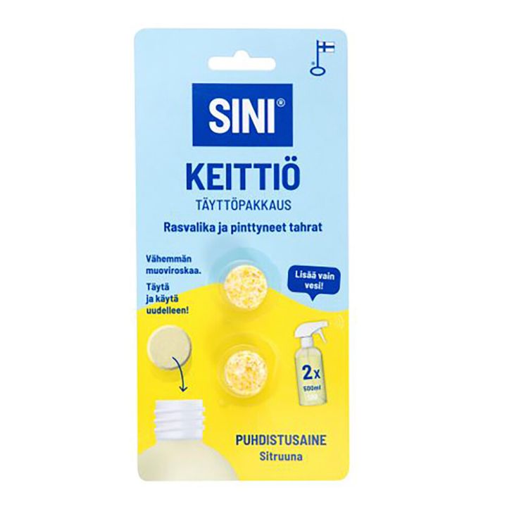 Puhdistusaine Sini Keittiö Täyttöpakkaus Sitruuna