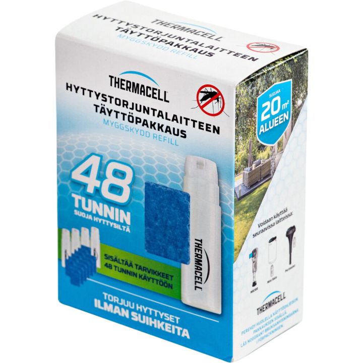 Hyttystorjuntalaitteen täyttöpakkaus Thermacell 48 h