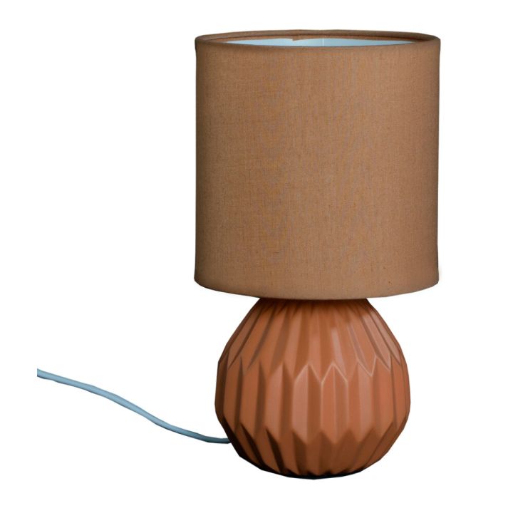 Pöytävalaisin Aneta Charlotte Ø 13 x 23 cm Terra