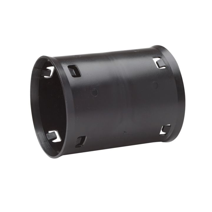 Salaojan kaksoismuhvi Uponor musta Ø 110 mm