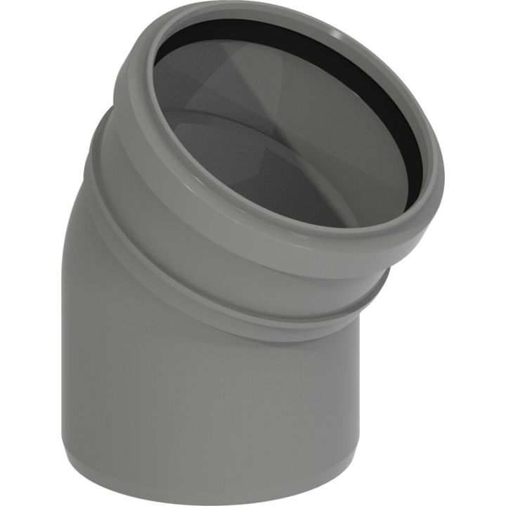 Kulmayhde Uponor 110 x 30, Harmaa