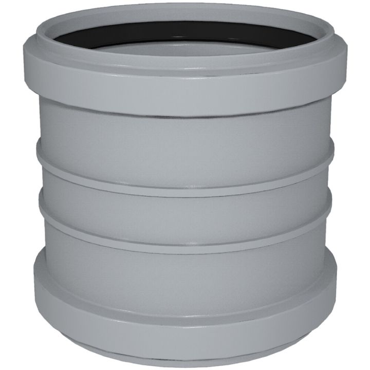 Kaksoismuhvi Uponor 110, Harmaa