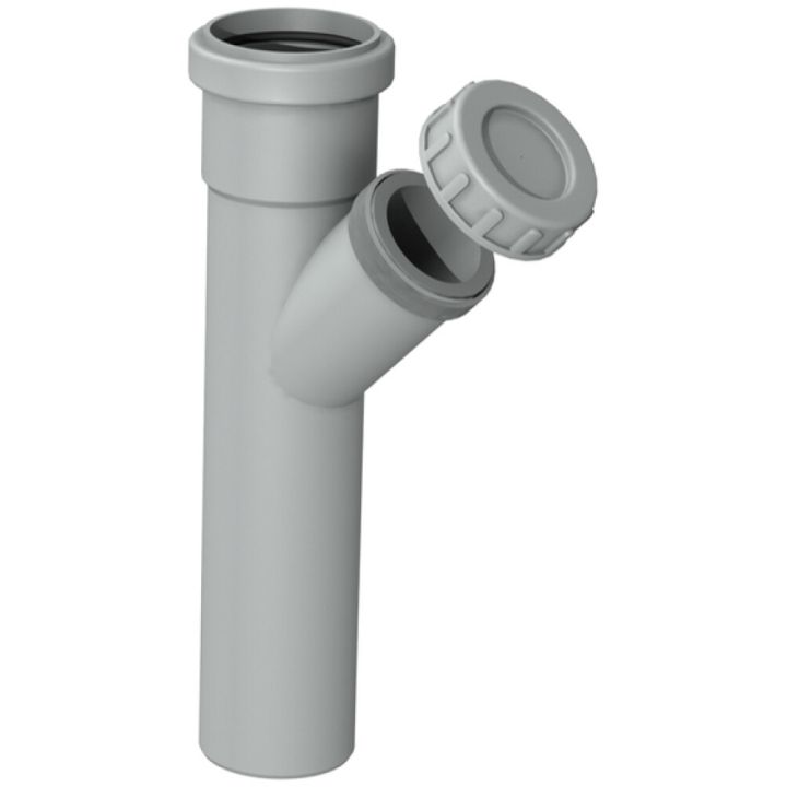Puhdistusyhde Prevex 12560 Harmaa DN 50