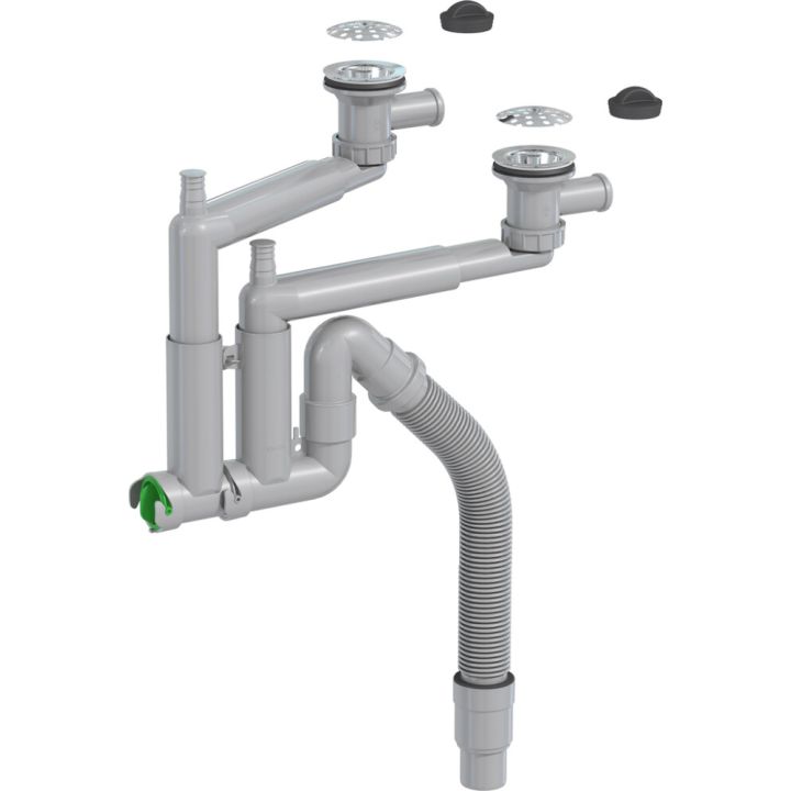 Keittiövesilukko Prevex Smartloc 2-altainen 70 mm Avosihti