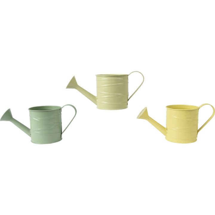 Kastelukannu sinkitty keltavihreä 10 cm lajitelma