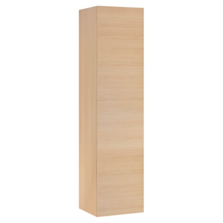 Korkea kaappi Temal 1 ovi oikealla vaalea tammi 30 cm