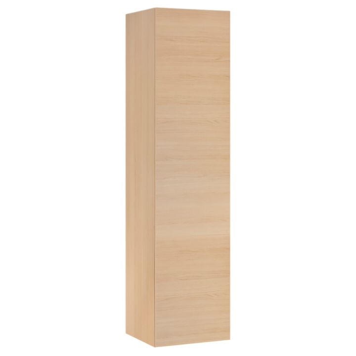 Korkea kaappi Temal 1 ovi oikealla vaalea tammi 40 cm