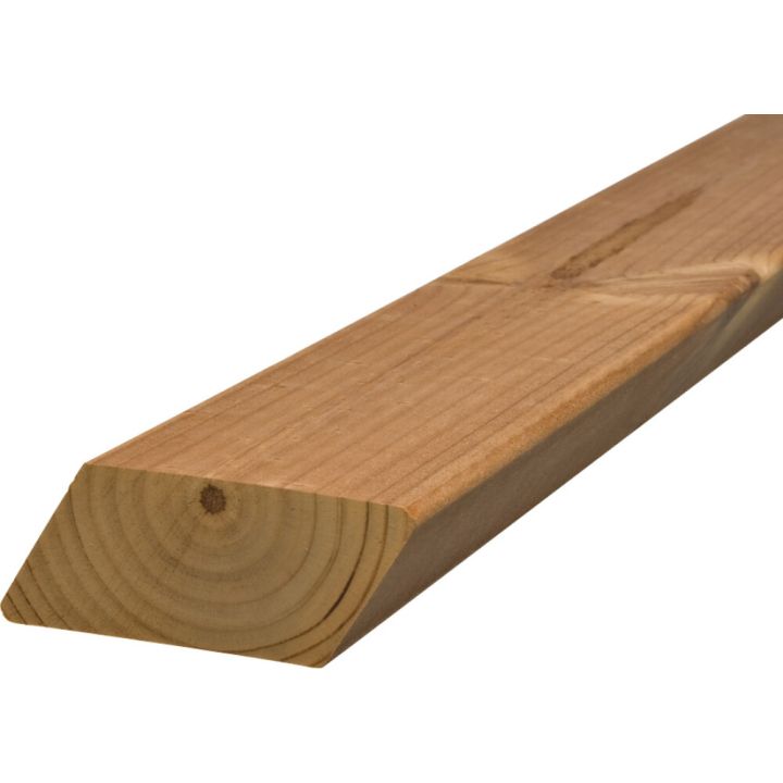 Suunnikasrima Lunawood Lämpökäsitelty A 26 x 68 mm (per metri)