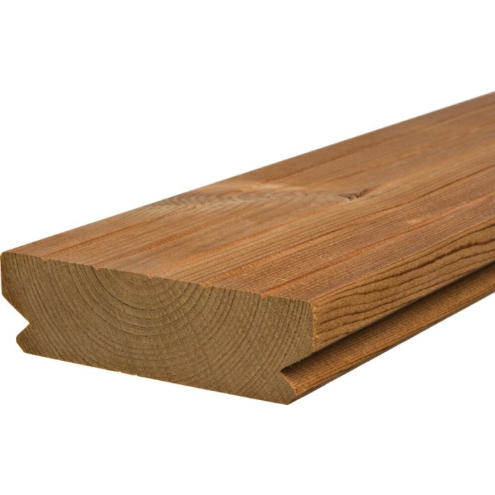 Terassilauta Lunawood Luna Deck 2 Profix 2 Lämpökäsitelty A 26 x 92 mm (per metri)