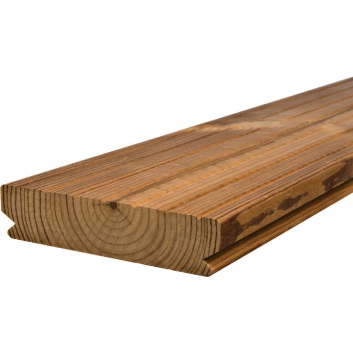 Terassilauta Lunawood Luna Deck 2 Profix 2 Lämpökäsitelty A 26 x 117 mm (per metri)