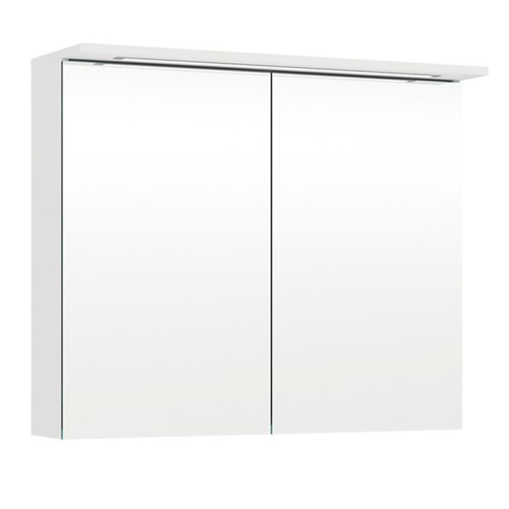 Peilikaappi Temal Highlight 80 cm, 2 ovea Mattavalkoinen