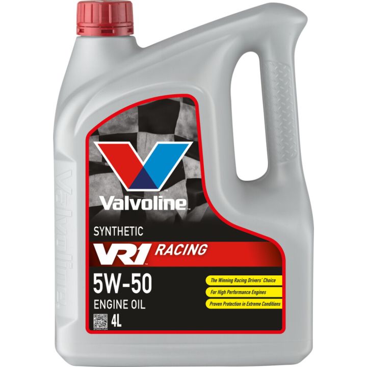 Moottoriöljy Valvoline VR1 Racing 5W-50 4 l